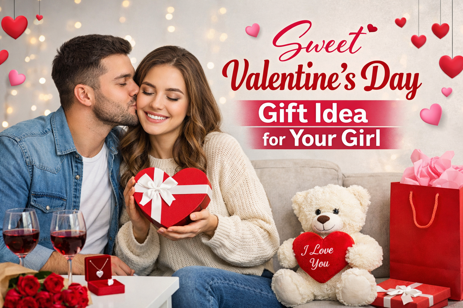 Valentine’s Day Gift for Her|||Framed Photo||||Soft Toys||||||