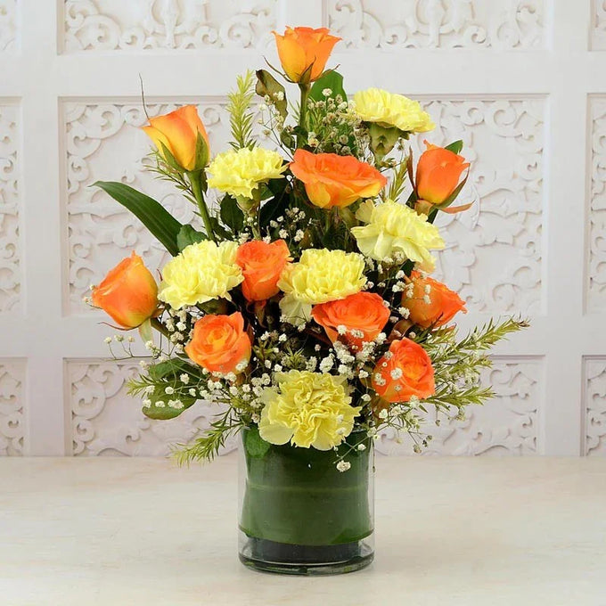 Carnations & Roses - Flower Delivery in Kalyani