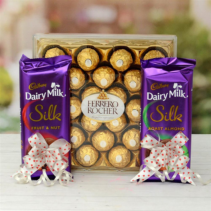 Ferrero Rocher & Dairy Milk Silk Hamper