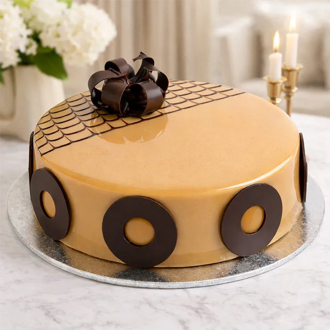 Hazelnut Cappuchino Cake Half Kg - Cake Delivery in GiftsGhaziabad