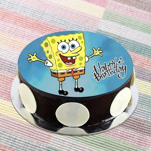 Cherries SpongeBob Chocolate Cake - Cake Delivery in GiftsGhaziabad