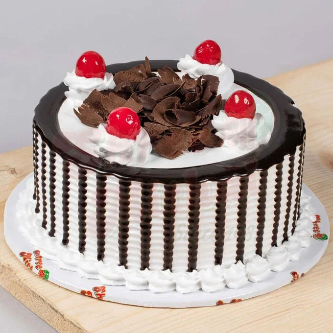 Black Forest Cake Half Kg with Chocolate Shavings - Cake Delivery in Kalyani