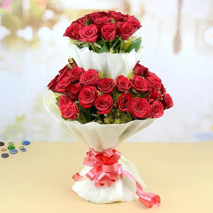 Undying Love Bouquet - Flower Delivery in GiftsGhaziabad