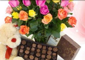 Flower and chocolate combo Gifts