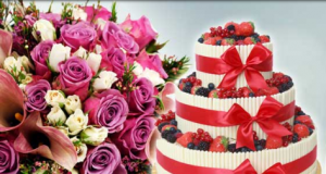 online flower and cake combo