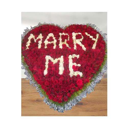Marry Me - 500 Roses Arrangement