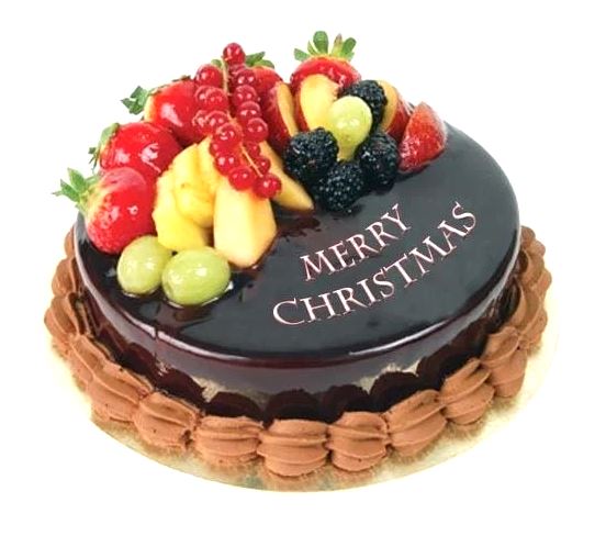  Christmas Chocolate Fruit Cake 1 Kg 