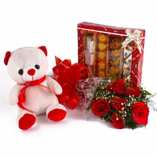 Assorted-Sweet-Box-with-Red-Roses-and-Teddy-Bear-Combo