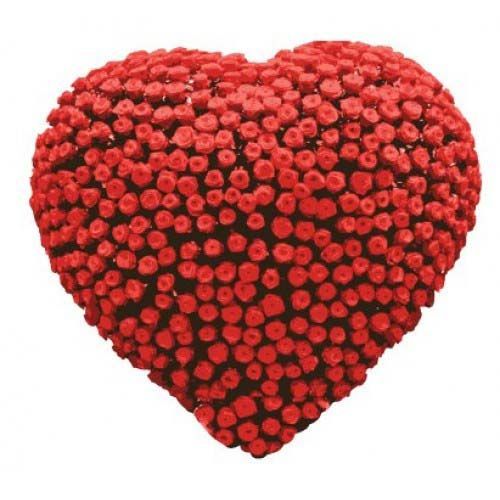 Heart With 500 Roses: 