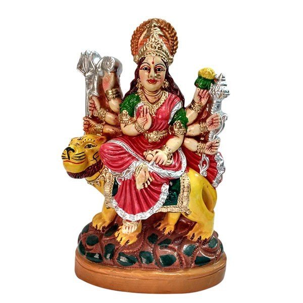 Divine Statue Of Sherawali Maa