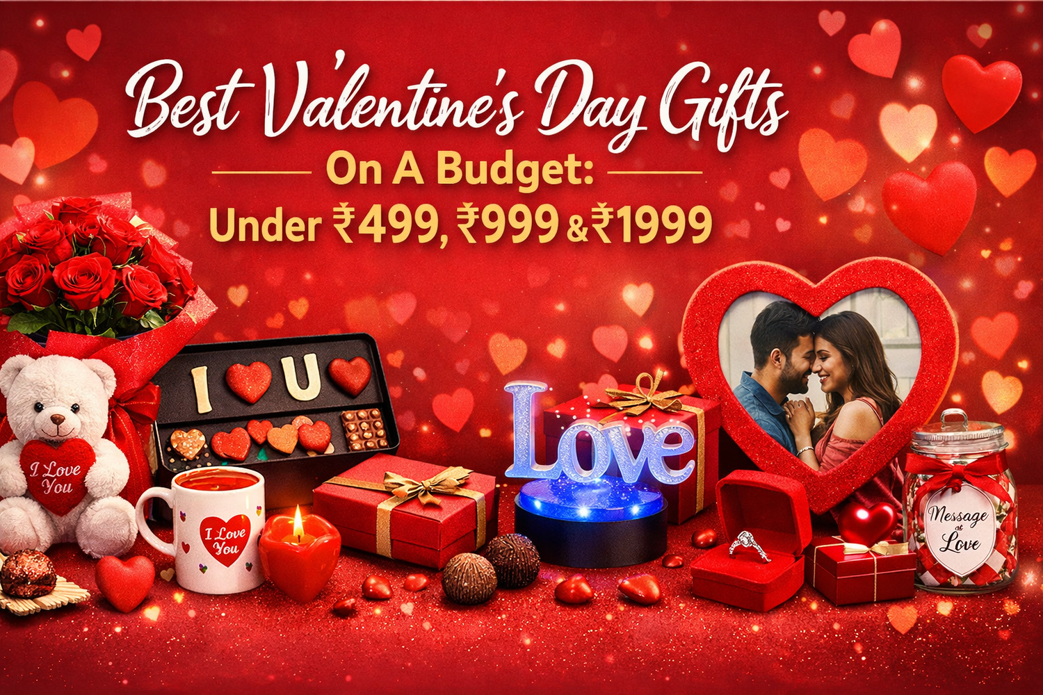Best Budget-Friendly Valentine’s Day Gifts Under ₹499, ₹999 & ₹1999