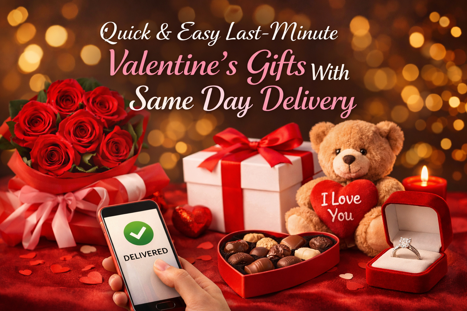 Valentine’s Gifts Same Day Delivery|Flower Bouquets|Cakes|Sweet Treat Hampers|Love Baskets|Jade Plant With Kitkat