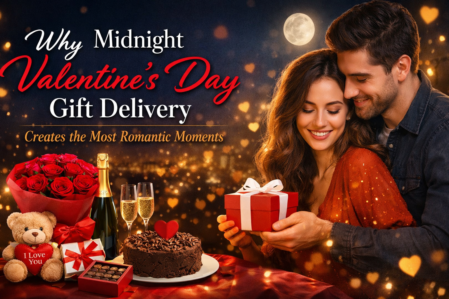 Here’s Why Midnight Valentine’s Day Gift Delivery for Romantic Moments Works Best