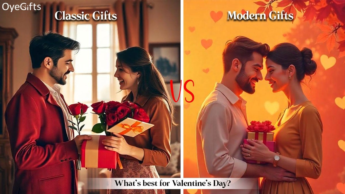 Classic vs Modern Gifts|Chocolate Day Gifts Online|Occasion combo for Men and Boys||Classic vs Modern Gifts oyegifts