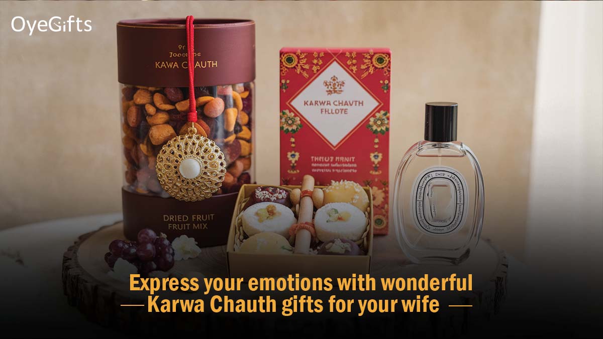 Express your emotions with wonderful Karwa Chauth gifts for your wife|Karwa Chauth Thalis|Special Arrangement with Chocolates|Velvet Romance with Bouquets|Radiance of Celebration with Dry Fruit Hampers