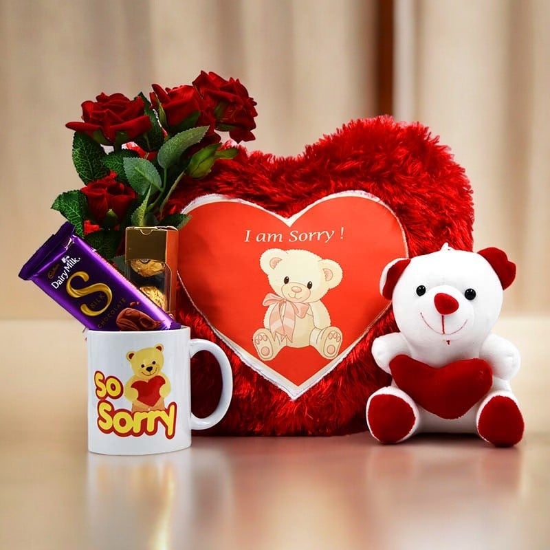 Sorry gifts|Sorry Flower Arrangement|sorry mug|i am sorry cake