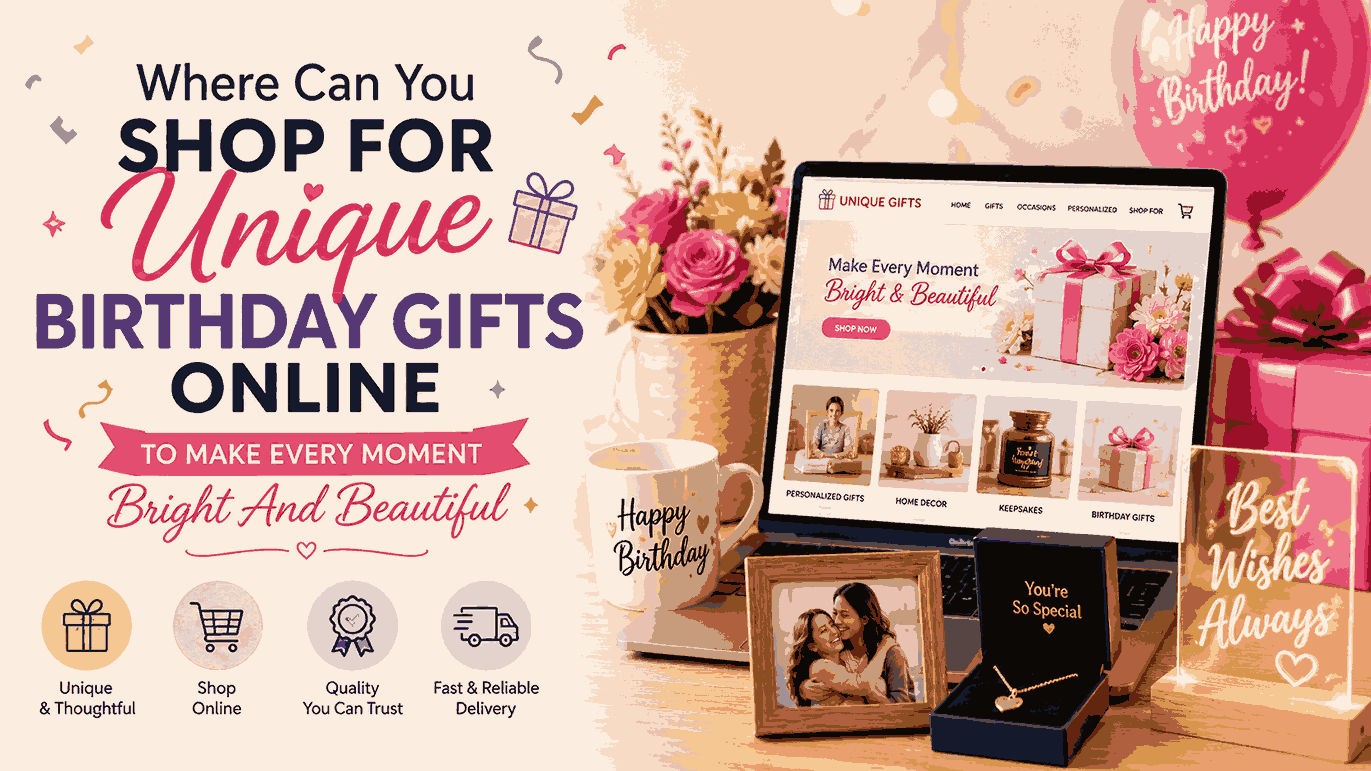 Where Can You Shop For Unique Birthday Gifts Online To Make Every Moment Bright And Beautiful