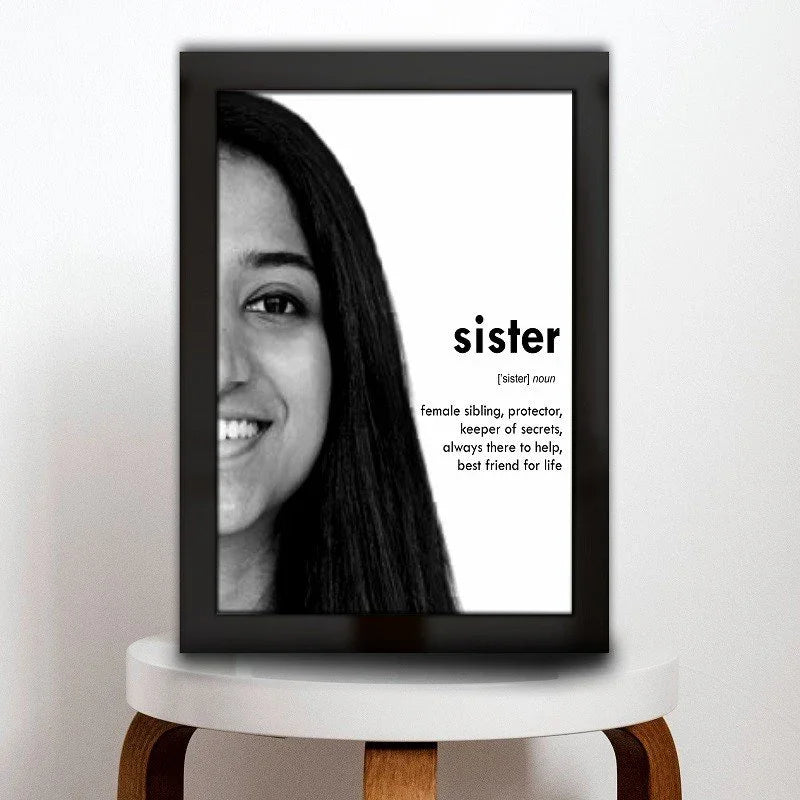 Sister – Definition photo frame