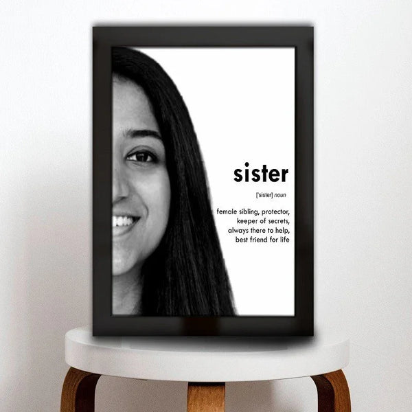 Sister – Definition photo frame