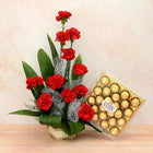 Red Carnations and Rocher customer review image