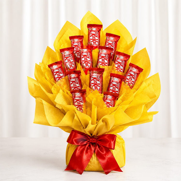 15 Pcs Kit Kat Bouquet Arrangement Hamper