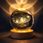 3D Crystal Solar System Night Lamp with Wooden LED Base customer review image