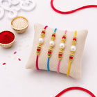 4 Designer Colourful Rakhi customer review image