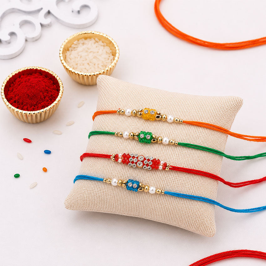 4 Designer Palatable Rakhi