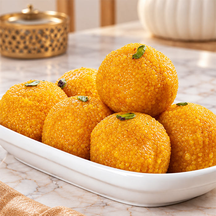 500 Grams Motichur Laddoo Box
