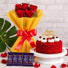 8  Red Roses And Red Velvet Cake customer review image