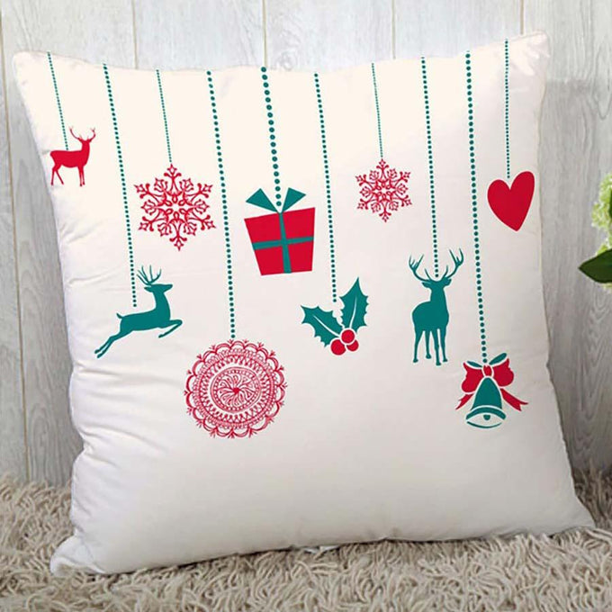 Multicolour 100 % Polyester 16x16 Inch Cushion
