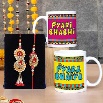 Rakhi with Mugs
