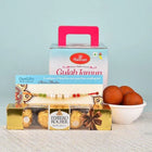 Rasgulla with Ferrero rocher Rakhi Hamper customer review image
