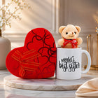 Best Sister Mug N Chocolates With Mini Teddy Combo customer review image