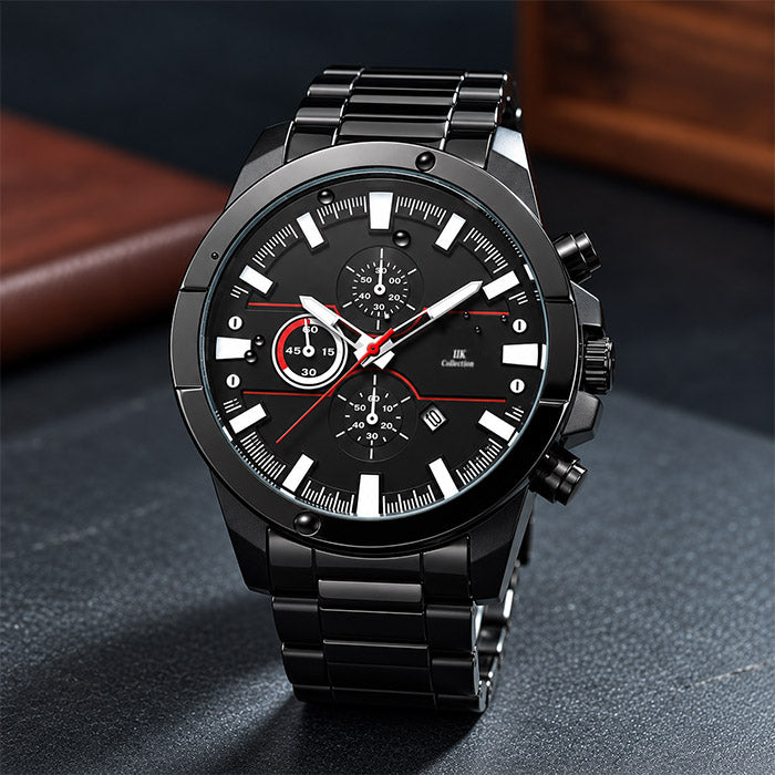 Black Chronograph Stainless Steel Men’s Watch