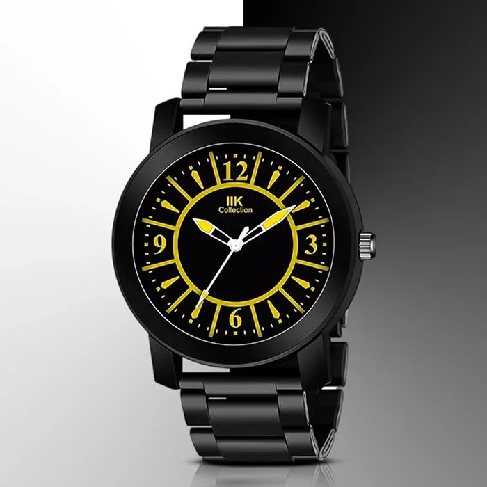 Bracelet Black Chain Watch - for Men and Boys