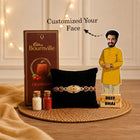 Cadbury Bournville Chocolate with Designer Om Rakhi & Best Bhai Standee Gift Combo customer review image