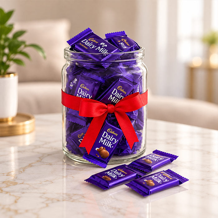 Cadbury Dairy Milk Chocolate Jar 20 Pcs