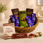 Cadbury Temptations Chocolate Basket with Rakhi & Dairy Milk Chocolates customer review image