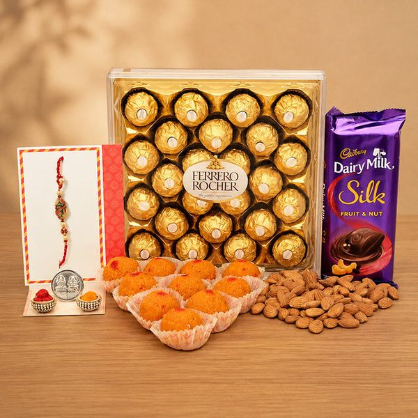 Dairy Milk Almond WIth Motichoor Ladoo Hamper