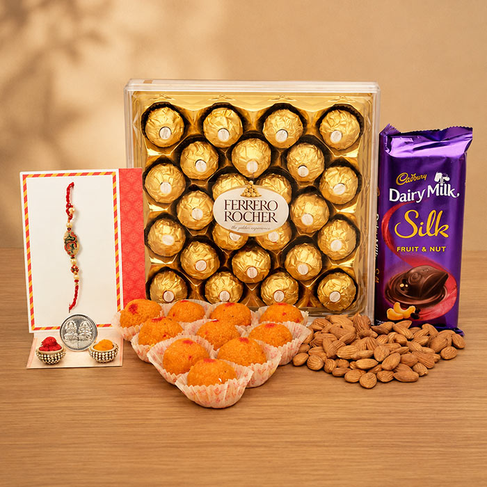 Dairy Milk Almond WIth Motichoor Ladoo Hamper