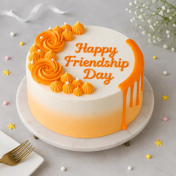 Delightful Mango Friendship Day Cake (Half Kg)
