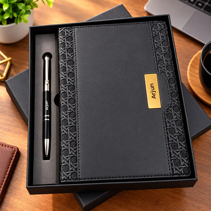 Executive Elegance Diary & Pen Gift Set