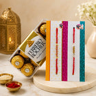 Ferrero Rocher 16 Pcs with 2 Rakhi Bracelets & Roli Chawal Set customer review image