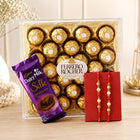 Ferrero Rocher 24 Pcs Chocolate Box with Dairy Milk Silk & 2 Rakhis customer review image