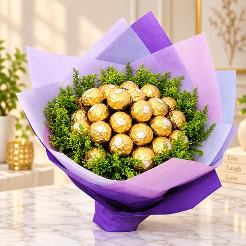 Ferrero Rocher Chocolate Bouquet with 16 Chocolates