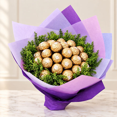 Ferrero Rocher Chocolate Bouquet with 16 Chocolates
