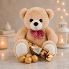 Ferrero Rocher Chocolate Gift Pack with Soft Teddy Bear – Premium Cute Teddy & Chocolate Gift Combo customer review image