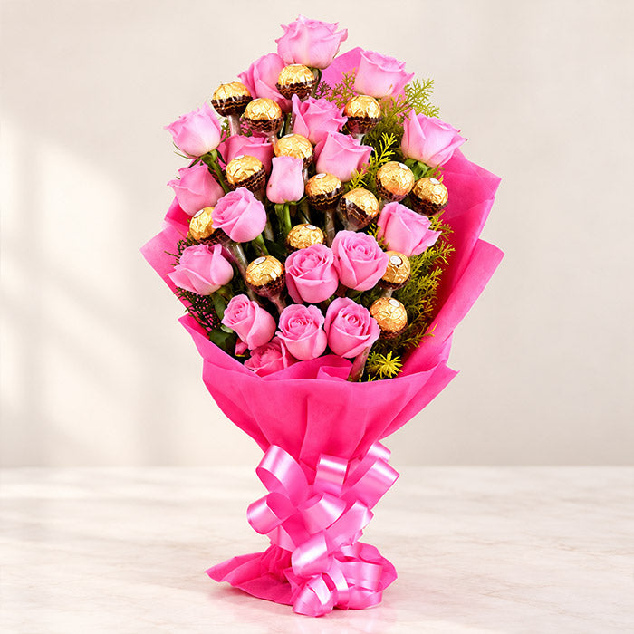 Ferrero Rocher & Roses Bouquet