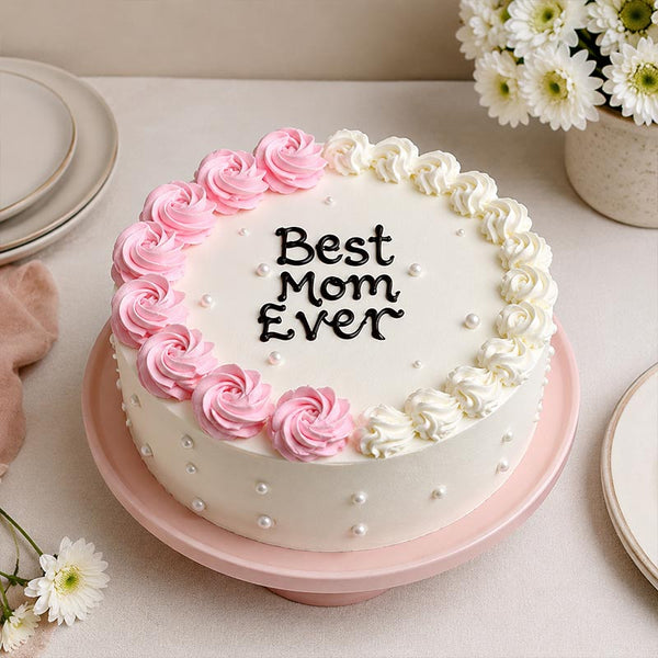 Floral Best Mom Ever Cake